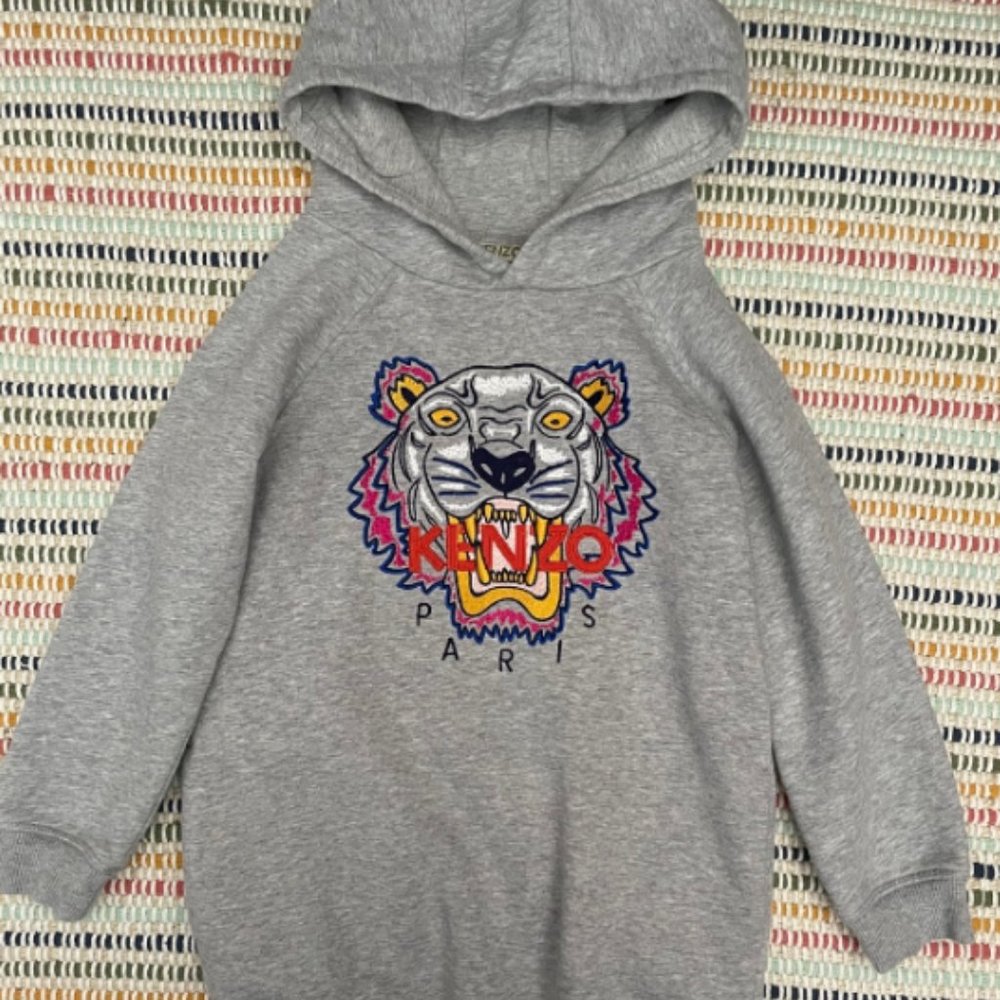Kenzo Kids Girls/Boy Long Hoodie - Size 6A